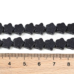 Synthetic Blue Goldstone Beads Strands&nbsp;GG-CBA199E-C02-01