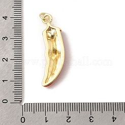 Brass Enamel Pendants&nbsp;KK-H267-105G