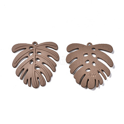 Spray Painted Alloy Pendants&nbsp;PALLOY-T077-117C-RS