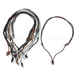 12Pcs 12 Colors Polyester & Spandex Cord Necklaces Making&nbsp;AJEW-TAC00072