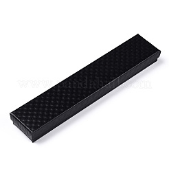 Rhombus Textured Cardboard Jewelry Necklace Boxes&nbsp;CBOX-T006-03A