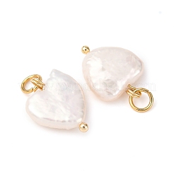 Natural Keshi Pearl Pendants&nbsp;PALLOY-JF04207-01
