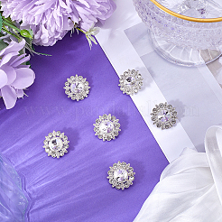12Pcs Alloy Rhinestone Shank Buttons&nbsp;BUTT-GF0003-67