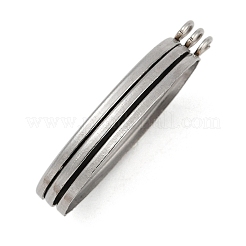 Tarnish Resistant 304 Stainless Steel Pendant Cabochon Settings&nbsp;STAS-K148-03