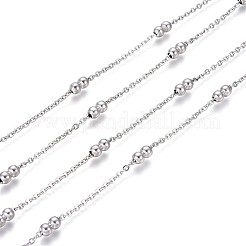 Tarnish Resistant 304 Stainless Steel Cable Chains&nbsp;CHS-I005-01P
