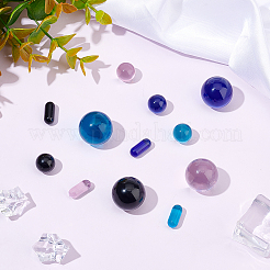 4 Sets 4 Colors Glass Beads&nbsp;GLAA-GF0001-13