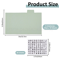 50 Sheets Paper Macaron Color Binder Dividers&nbsp;OFST-FH0001-02