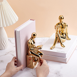 Porcelain Reader Display Decorations&nbsp;DJEW-WH0043-100B