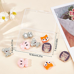 10Pcs 5 Style Food Grade Eco-Friendly Silicone Beads&nbsp;SIL-SC0001-11