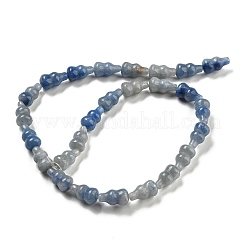 Dyed & Heated Natural Blue Aventurine Beads Strands&nbsp;G-C039-A10