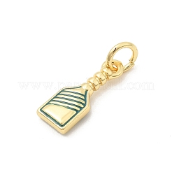 Brass Enamel Pendants&nbsp;KK-Z147-11G