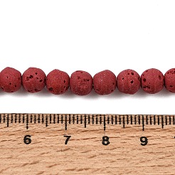 Dyed Synthetic Lava Rock Beads Strands&nbsp;GG-CBAAE19-06A-03