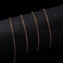 PVD Vacuum Plating 304 Stainless Steel Cable Chains&nbsp;CHS-H020-12G-25M