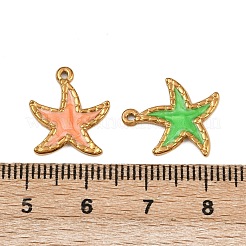 Ocean 304 Stainless Steel Enamel Pendants&nbsp;STAS-G363-18G-01
