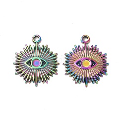 Ion Plating(IP) 304 Stainless Steel Pendant Cabochon Settings&nbsp;STAS-L268-012MC