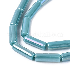 Electroplate Opaque Glass Beads Strands&nbsp;X-EGLA-Q132-02A-B03