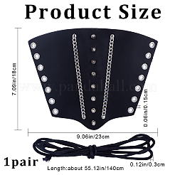 Adjustable Leather Cord Bracelet&nbsp;AJEW-WH0342-93