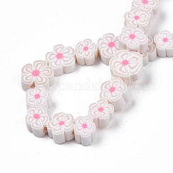 Handmade Polymer Clay Bead Strands&nbsp;X-CLAY-N011-48A-15