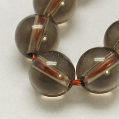 Natural Smoky Quartz Beads Strands&nbsp;G-C175-4mm-1
