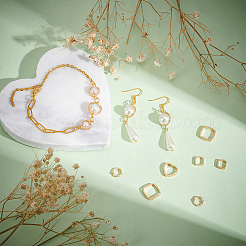 12Pcs 6 Style Brass Bead Frames&nbsp;KK-BC0012-93