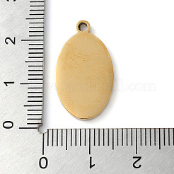 Ion Plating(IP) 304 Stainless Steel Pendants&nbsp;STAS-D025-05G-01