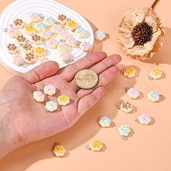 40Pcs 5 Colors Opaque Resin Pendants&nbsp;RESI-CJ0002-31