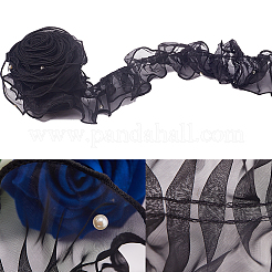 5 Yards Pleated Organza Ribbon&nbsp;OCOR-GF0002-33B