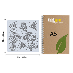 PET Plastic Hollow Out Drawing Painting Stencils Templates&nbsp;DIY-WH0286-017
