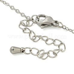 Brass Micro Pave Clear Cubic Zirconia Infinity Heart with Sunflower Pendant Necklaces for Women&nbsp;NJEW-G146-01P