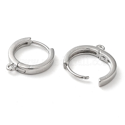 Brass Hoop Earrings Finding&nbsp;X-KK-H455-62P