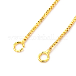 1MM Brass Box Chain Necklace Making&nbsp;NJEW-D302-79G