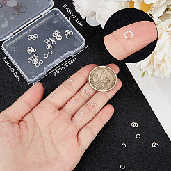 50Pcs 925 Sterling Silver Open Jump Rings&nbsp;STER-BBC0006-18A