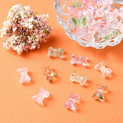 35Pcs Transparent Spray Painted Glass Beads&nbsp;GLAA-YW0001-64