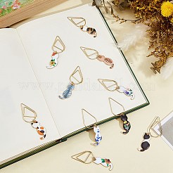 10Pcs Carbon Steel Paper Clips&nbsp;AJEW-CP00013