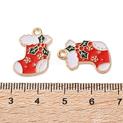 Alloy Enamel Pendants&nbsp;X-ENAM-I061-01KCG-18