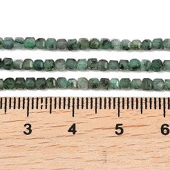 Natural Emerald Beads Strands&nbsp;G-B175-C04-2x2mm
