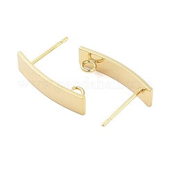 Brass Stud Earrings Findings&nbsp;EJEW-B063-11G