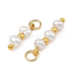3Pcs 3 Styles Natural Cultured Freshwater Pearl Pendants&nbsp;PALLOY-JF05554