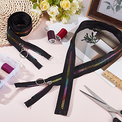 4Pcs #5 Nylon Coil Zippers Rainbow Zipper Tape&nbsp;SENE-CY0001-13B-01