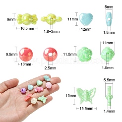 Opaque Acrylic Beads&nbsp;MACR-CJ0001-64