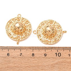 Brass Straw Hat Links Connector Charms&nbsp;CU-K002-24G
