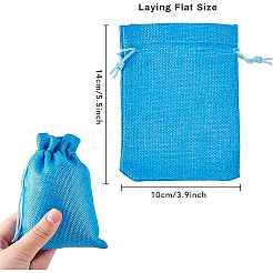 Burlap Packing Pouches Drawstring Bags&nbsp;ABAG-BC0001-11