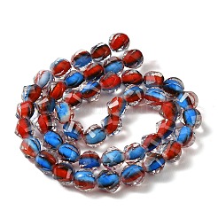 Two Tone Resin Beads Strands&nbsp;GLAA-T035-02B