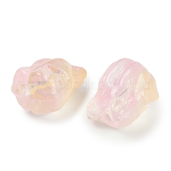 Transparent Spray Paint Glass Beads&nbsp;GLAA-H035-01B