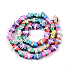 Handmade Polymer Clay Beads Strands&nbsp;CLAY-N010-087A