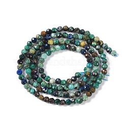 Natural Chrysocolla and Lapis Lazuli Beads Strands&nbsp;G-P542-A03-02