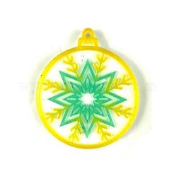 Christmas Ball with Snowflake Pendant Silicone Molds&nbsp;DIY-K051-20