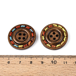 Round 4-holeButtons with Colorful Thread Wrapped&nbsp;X-NNA0Z51