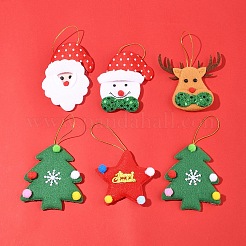 10Pcs 5 Styles Cloth Pendant Decorations&nbsp;FIND-FS0003-28