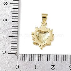 Brass Enamel Pendants&nbsp;KK-R230-08G-01